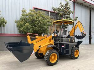 Machines de terrassement Chine chargeuse-pelleteuse de haute qualité 4x4 Euro5 Diesel mini chargeuse sur pneus articulée pompe à haute efficacité - Product Image 2