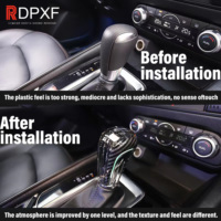 Perilla de Cambio de Marchas de Cristal con Luz LED de Siete Colores para Mazda Axela Atenza Cx-5 Cx-30, Accesorio Automotriz Brillante