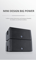 Speaker Line Array Koaksial Dual 5 inci Pasif MORIN COX-5.4 Gaya Baru 8 OHM Diameter Voice Coil 20mm 240W
