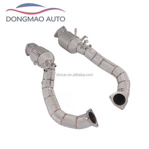 Collecteur <span class=keywords><strong>d</strong></span>'échappement haute performance en acier inoxydable avec fonction <span class=keywords><strong>d</strong></span>'<span class=keywords><strong>isolation</strong></span> pour Porsche 718 GT4 RS 4.0L - Product Image 2