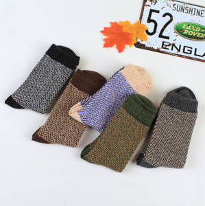 Calze di <span class=keywords><strong>lana</strong></span> autunnali e invernali comode calze calde colorate da <span class=keywords><strong>uomo</strong></span> - Product Image 6