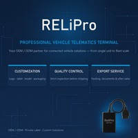 ReliPro MINI-TBOX, Caja Telemática OBD, Rastreador GPS, Registrador de Datos de Vehículos CAN Bus, Actualización OTA, Monitor de Batería EV, Gestión de Flotas
