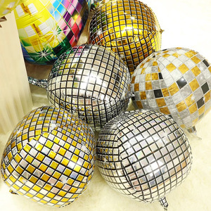 Vente en gros 22 pouces ballons <span class=keywords><strong>disco</strong></span> 4D grand ballon en aluminium pour anniversaire 70s 80s 90s thème fête mariage nouvel an décoration - Product Image 2