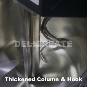 Delicreate Spiralkneter Teigmaschine Brotteigmaschine Impastatrice Para <span class=keywords><strong>Panifica</strong></span> O Pizza E Sobremesas Com Capacidade De 5 a 10kg - Product Image 4