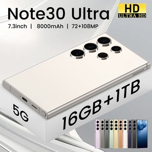 Smartphone Android 5G débloqué, vente en gros d'usine, Note 30 Ultra, écran QHD <span class=keywords><strong>7</strong></span>,3 pouces 120Hz, 16 Go de RAM, Deca Core, LTE CDMA, charge sans fil - Product Image 5