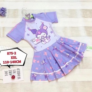 Ropa de baño para niños y niñas, camiseta de una pieza, manga corta, protector solar, secado rápido, <span class=keywords><strong>traje</strong></span> de baño para bebés, ropa de baño - Product Image 4