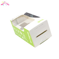 Boîtes d'emballage en carton ondulé brillant pour ampoules LED, avec logo personnalisé imprimé, revêtement UV imperméable et gaufrage, vente en gros