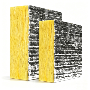 Panel de Lana de Vidrio con Revestimiento de Aluminio, Material de Aislamiento Térmico y Acústico, Panel Duradero para Protección Térmica Arquitectónica - Product Image 4