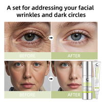 Coffrets de Soins Visage Anti-rides au Rétinol et Peptides à Marque Blanche : Sérum Facial et Crème Contour des Yeux