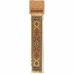 Color oro miniatura alfombra diseñado turco tejido marcador - Product Image 2