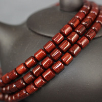 Bracelet en bois de santal rouge à feuilles petites, ancien matériau indien
