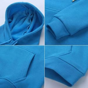 Sudaderas con Capucha Casuales para Hombre, de Algodón Suave con Forro Polar, Diseño Sólido, Otoño, Suministro ODM - Product Image 5
