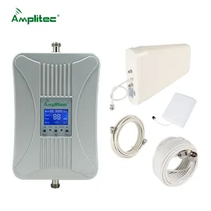 Hot sale Amplitec dual band mobile signal booster4g Lte 700MHz repeater Kit for home