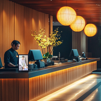 Présentoir de magasin LCD alimenté par batterie de 13,3 pouces, table publicitaire, affichage de menu numérique, signalisation et écrans numériques