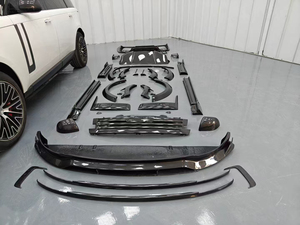 Kit de Carrocería de Fibra de Carbono Estilo MSY para Land Rover Range Rover, Carrocería Ancha con Difusor Delantero y Alerón, Nuevo - Product Image 6