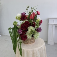 L-R372 Nuevo Arreglo Floral Artificial de Alta Calidad, Bola de Flores para Decoración de Bodas, Centros de Mesa, Propuestas de Matrimonio, Fiestas y Eventos