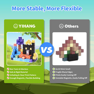 Nouveau Mini Cube Magnétique Mon Monde 300 pièces Klocki Magnetyczne Ensemble de Blocs de Construction Magnétiques Créatifs pour Enfants Jouets DIY - Product Image 4