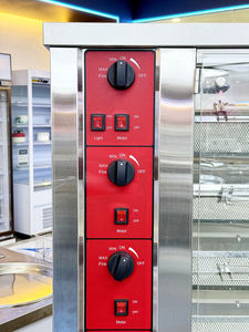 Four électrique à rôtisserie de poulet commercial avec vue panoramique, protection contre la surchauffe, machine rotative pour l'usine de snacks, le bœuf, les noix - Product Image 4