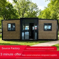Conteneur extensible mobile trois-en-un en acier coloré Jing Cheng avec isolation EPS pour villa, site touristique et camping