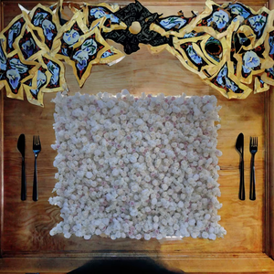 Rouleau de toile de fond murale 5D à fleurs artificielles 8*9 pieds pour la décoration intérieure, mariages, Thanksgiving, Pâques - Product Image 3