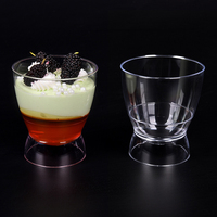 Transparent PS Matériel Tasses En Plastique Mousse Boîte Gelée Gâteau Noix De Coco Lait Congelé Pudding Collations Boissons Crème Glacée Dessert pour Sushi