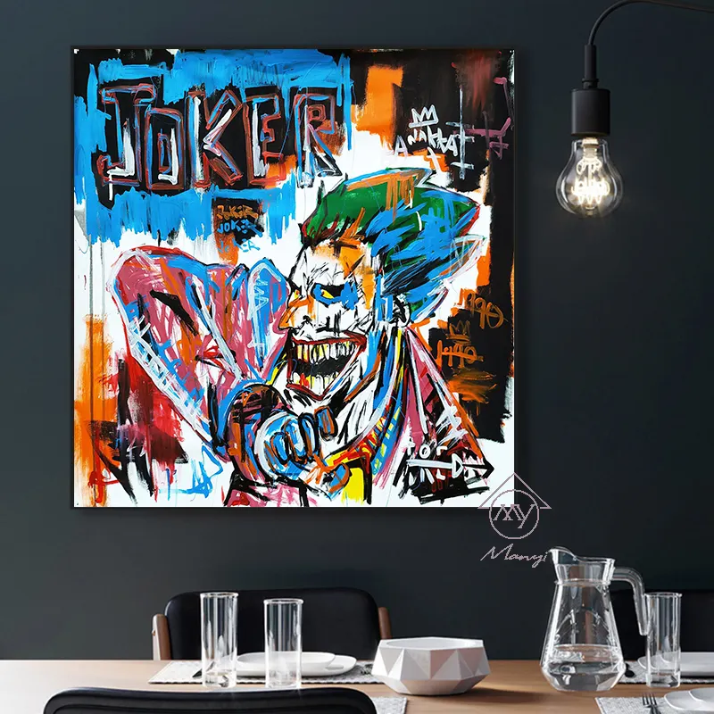 Graffiti Art Poster and Celebrity Movies Figure Portrait Abstract Picture and Prints Canvas Painting Wall Art For Home Decor