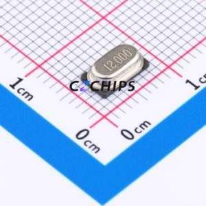 12M 12PF 20PPM Crystal (Passive) HC-49S-SMD-Mini Crystal Oscillator 12MHz 20ppm 12pF 30ppm - Product Image 1