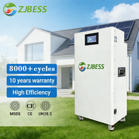 8000 Siklus 18KWH 20KWH Baterai Penyimpanan Energi Rumah LiFePO4 Terpasang di Lantai Tenaga Surya Cadangan Daya Off-Grid IP65 CE OEM ODM