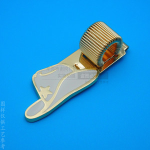 Metal Cherry Pen <b>Clip</b> 50 Mm <b>Spring</b> <b>Clip</b> For Stationery Zinc Alloy Accessory Customization - Product Image 3