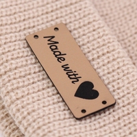 Logo de marque personnalisé étiquettes en cuir PU patchs couture vêtements étiquettes d'étiquettes pour jeans chapeaux vêtements