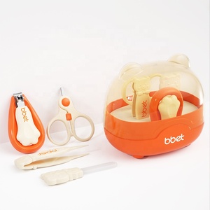 Bán Buôn An Bộ 4 Pcs Bé Móng Tay Móng Tay Móng Chân Chăm Sóc Chải Chuốt Kit Bộ Với Cắt Móng Tay, Kéo, Móng Tay Tập Tin Và Nhíp - Product Image 1