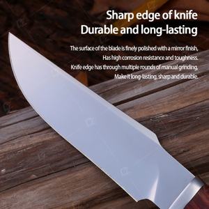 Cuchillo Portátil Multifuncional de Acero Inoxidable para Exteriores, Cuchillo para Carne y Frutas con Mango de Madera, Personalizable OEM - Product Image 3