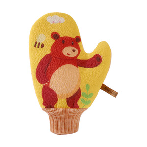Kinderspons Exfoliërende Handschoenen Dubbelzijdig Verdikte Rechthoekige Vorm 0.05Kg Cartoon Schattige Lichaamsbadbenodigdheden - Product Image 5