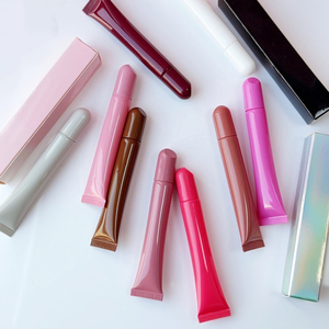 Tubo de Brillo Labial Moderno, Tubo Cosmético Suave, Envase para Crema de Ojos, Tubo Portátil Recargable, Envase Exprimible con Logotipo Personalizado - Product Image 1