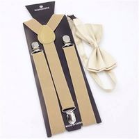 Bretelles de pantalon pour homme adulte, style hipster, avec nœud papillon, pour hôtel et usage professionnel, L0484