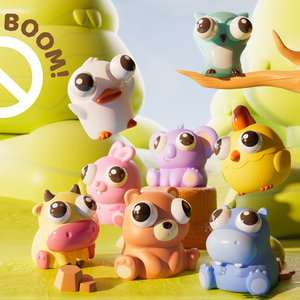 Jouets anti-stress à succès : Poupées de décompression mignonnes en forme de bulles de dessin animé à presser pour soulager le stress chez les adultes et les enfants - Product Image 2