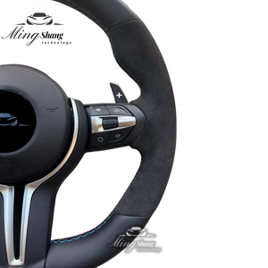 Volante Deportivo Negro en Forma de T con Botones, Compatible con <span class=keywords><strong>BMW</strong></span> F10 <span class=keywords><strong>F30</strong></span> E60 E90 F35 F22 F32 X2 X3 X4 X5 X6 M1 M2 M3 M4 M5 M6 - Product Image 5