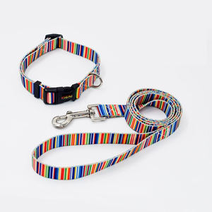 Conjunto de collar de perro de lujo, correa ajustable personalizada para mascotas, suministros gruesos para perros, marca personalizada, soporte acolchado suave, suministros para mascotas - Product Image 5