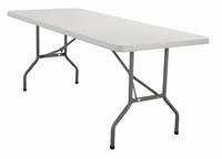 Table de banquet ronde, pliante, en plastique, pour le mariage