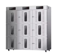 Redwillowtree Commerciële 80-bakjes Fruit- en Groentevoedsel Dehydrator Droogmachine 6000W