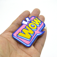 Patchs de transfert de chaleur pour vêtements Patch de broderie de fer personnalisé sur les patchs de presse à chaud broderie personnalisée