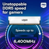 Kit RAM DDR5 Putih Terbaru 32GB (2x16GB) CL36 6000Mhz 5600MHz 5200MHz 4800MHz UDIMM Memori Gaming