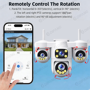 Caméra de sécurité PTZ extérieure 20MP <span class=keywords><strong>WiFi</strong></span>/4G, étanche IP66, audio bidirectionnel Cloud, détection de mouvement pour la surveillance des parkings - Product Image 6