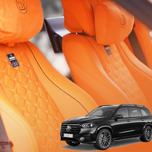ชุดแต่ง 4 ที่นั่ง สีส้ม สำหรับรถยนต์ GLS450 (X167) ปี 2022 - Product Image 4