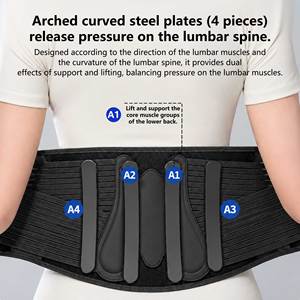 <span class=keywords><strong>Ceinture</strong></span> de soutien <span class=keywords><strong>lombaire</strong></span> personnalisable, respirante et légère pour femmes, soulage les douleurs dorsales, <span class=keywords><strong>ceinture</strong></span> ajustable avec support dorsal - Product Image 2