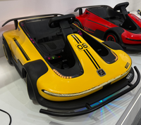 Mobil Gokart Listrik Anak 24V dengan Remote Control 2.4G, Kecepatan Maksimum 20km/jam, Mainan Mobil Balap untuk Anak Usia 6+ Tahun
