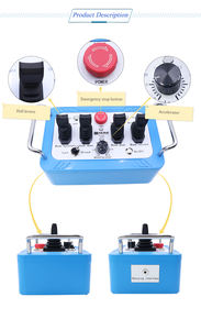 En stock 4 moteurs électriques joystick hydraulique solénoïde vanne proportionnelle grue de voiture kits de télécommande sans fil - Product Image 5