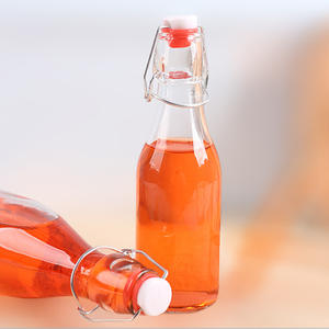 750ml Classique Unique Facile Flip Couvercle Transparent Boisson Bière Vin Bouteilles D'eau En <span class=keywords><strong>Verre</strong></span> Swing Top Bouteille En <span class=keywords><strong>Verre</strong></span> avec Bouchon Hermétique Bouchon - Product Image 6