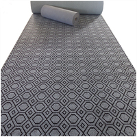 Tapis Jacquard rayé non tissé pour salon, couloir d'hôtel, scène, escalier, bureau, salle de sport, salle de billard, prière, mariage