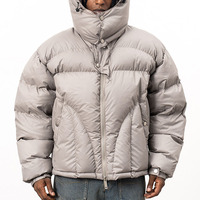 Doudoune légère de luxe de haute qualité manteau d'hiver chaud rembourré personnalisé coupe-vent imperméable vestes en duvet pour hommes